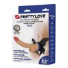 Страпон Pretty Love Wells 6.3 Silicone Dildo with Harness Briefs