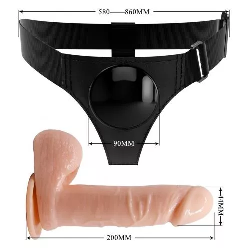 Страпон ON PRETTY LOVE HARNESS BRIEFS TOM