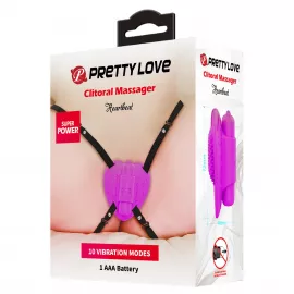 Кліторальний стимулятор PRETTY LOVE - Clitoral Massager, Heartbeat, 10 vibration functions - 6