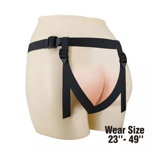 Трусики страпон Pretty Love Fogg II Black Universal Harness Briefs