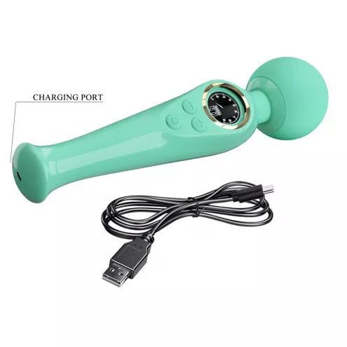 Вібромасажер PRETTY LOVE - Skyler Green, 10 vibration functions 9 speed levels