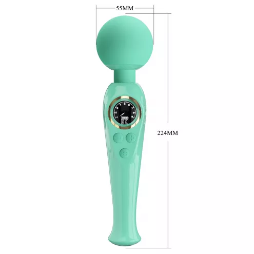 Вібромасажер PRETTY LOVE - Skyler Green, 10 vibration functions 9 speed levels