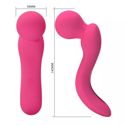 Вибромассажер LOIS, 10 vibration functions, Silicone ABS, USB rechargeable