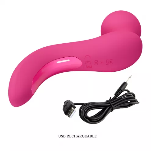 Вибромассажер LOIS, 10 vibration functions, Silicone ABS, USB rechargeable