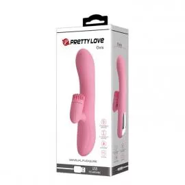 Вібратор PRETTY LOVE CHRIS USB 4 rot; 7 vibration - 1