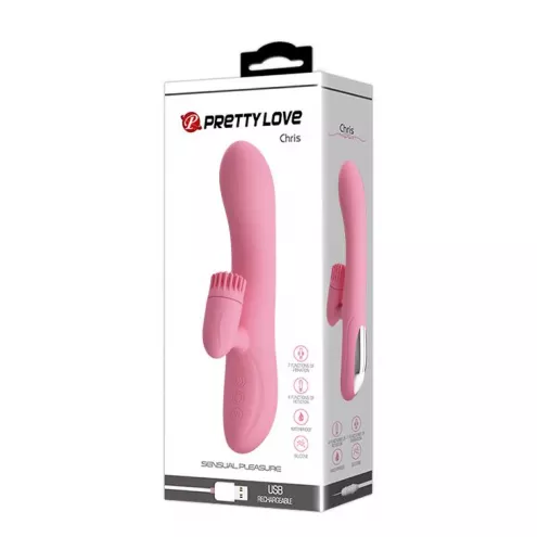 Вибратор PRETTY LOVE CHRIS USB 4 rot; 7 vibration