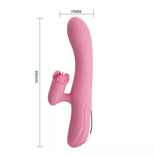 Вібратор PRETTY LOVE GINA 4 rotation 7 vibration USB