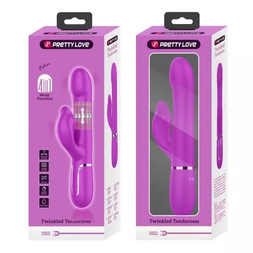 Вибратор PRETTY LOVE Twinkled Tenderness Purple, 7 vibration functions 4 rolling functions Memory fun