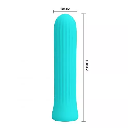 Вибратор PRETTY LOVE Blanche blue, 12 vibration functions Memory function