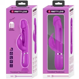 Вібратор PRETTY LOVE Kampas Rabbit 3 in 1,7 vibration functions 4 licking settings - 2