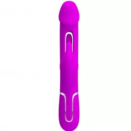 Вібратор PRETTY LOVE Kampas Rabbit 3 in 1,7 vibration functions 4 licking settings - 4