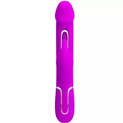 Вибратор PRETTY LOVE Kampas Rabbit 3 in 1,7 vibration functions 4 licking settings