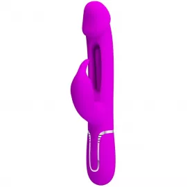 Вібратор PRETTY LOVE Kampas Rabbit 3 in 1,7 vibration functions 4 licking settings - 1