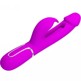 Вібратор PRETTY LOVE Kampas Rabbit 3 in 1,7 vibration functions 4 licking settings - 6
