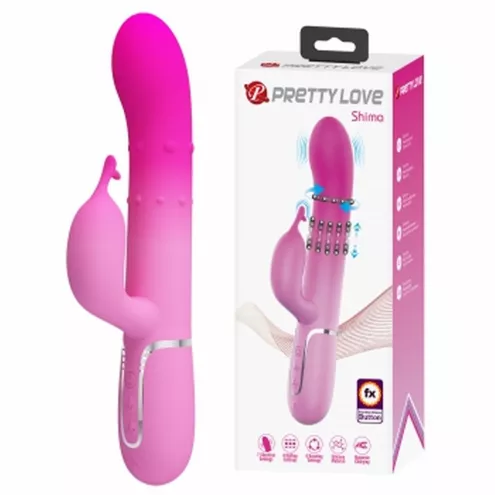 Вибратор PRETTY LOVE Shima, 7 vibration functions 4 rolling functions 4 rotation functions
