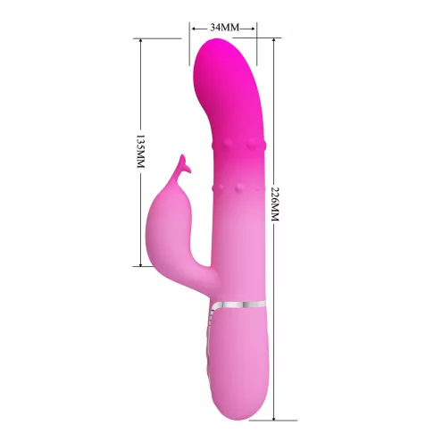 Вибратор PRETTY LOVE Shima, 7 vibration functions 4 rolling functions 4 rotation functions