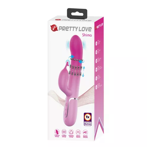 Вибратор PRETTY LOVE Shima, 7 vibration functions 4 rolling functions 4 rotation functions