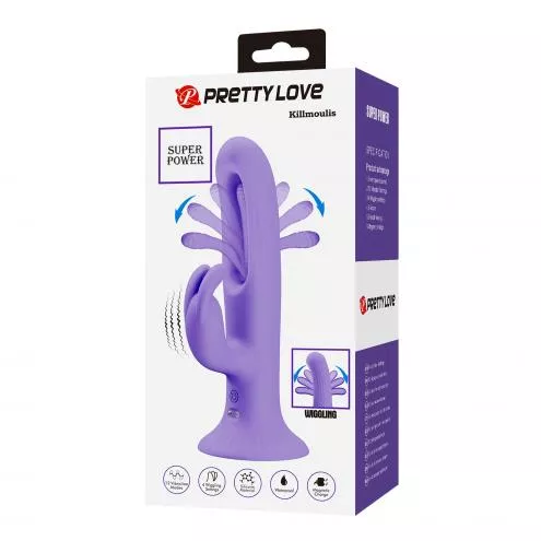 Вибратор PRETTY LOVE KILLMOULIS, 12 vibration functions 4 wiggling settings