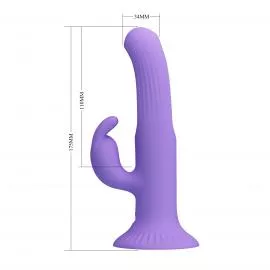 Вібратор PRETTY LOVE KILLMOULIS, 12 vibration functions 4 wiggling settings - 5
