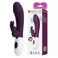 Вібратор кролик Pretty Love Naughty Bunny, Purple