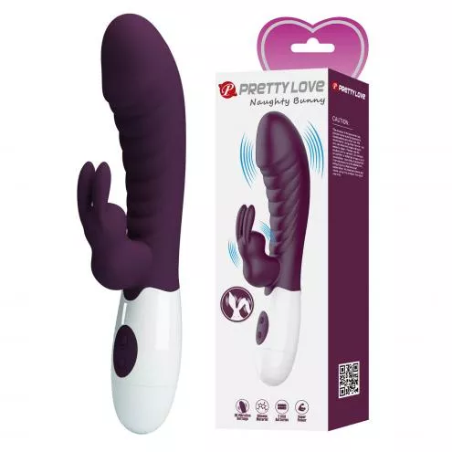 Вібратор кролик Pretty Love Naughty Bunny, Purple