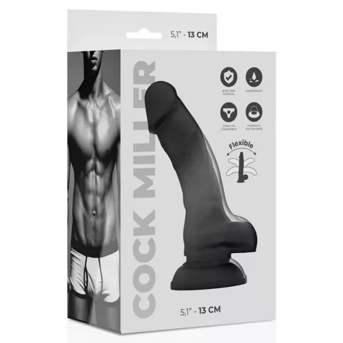 Фалоімітатор на присосці BLACK, 11 х 3 см COCK MILLER (Іспанія)