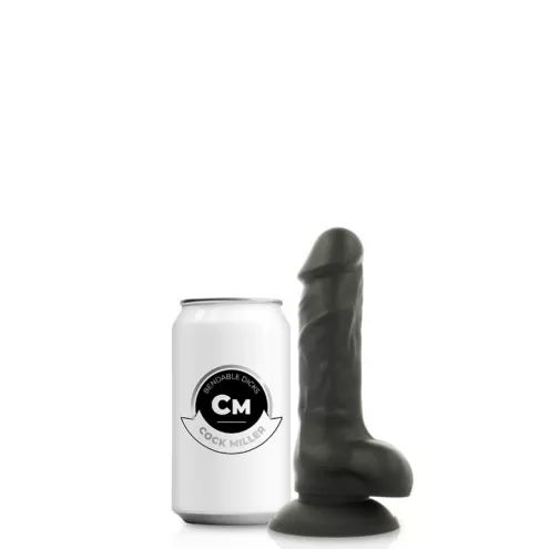 Фаллоимитатор на присоске BLACK, 15 х 3,3 см COCK MILLER (Испания)