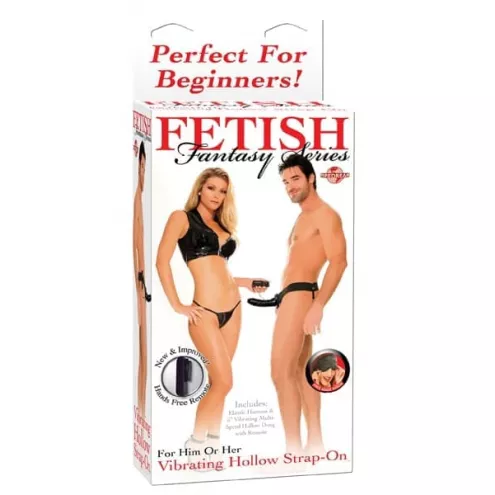 Полый фаллопротез Vibrating Hollow Strap On создан для удовольствия