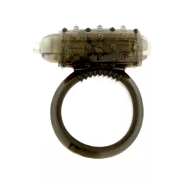 Seven Creations VIibrating Cockring Silicon - виброкольцо прозрачный - 1