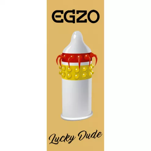 Презервативи Lucky Dude з вусиками, 1 шт