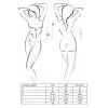 Корсет-сорочка з пажами PALOMA CORSET white  XXL/XXXL- Passion