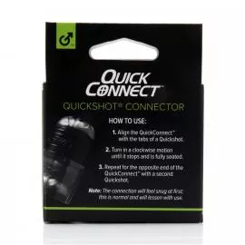 Адаптер Fleshlight Quickshot Quick Connect для з'єднання двох Квікшотів в одну іграшку - 4