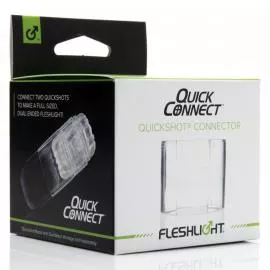 Адаптер Fleshlight Quickshot Quick Connect для з'єднання двох Квікшотів в одну іграшку - 2