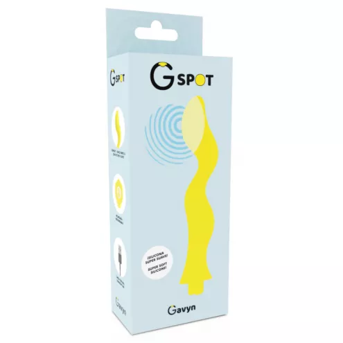 Вібратор для точки G GAVYN, колір: жовтий G-SPOT (Іспанія)
