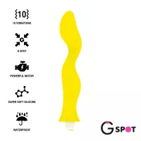Вібратор для точки G GAVYN, колір: жовтий G-SPOT (Іспанія)