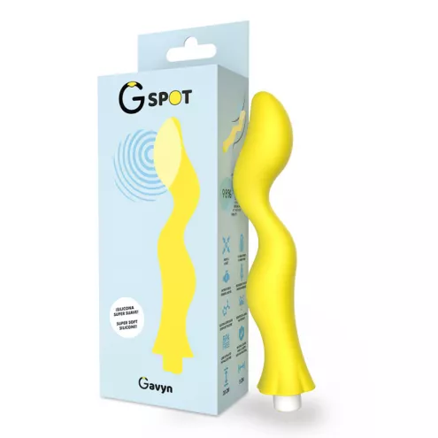 Вібратор для точки G GAVYN, колір: жовтий G-SPOT (Іспанія)