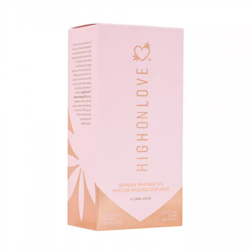 Масажна олія з ароматом білого шоколаду Sensual Massage OilDecadent White Chocolate, 120 мл HighOnLove (Канада)