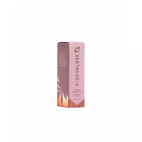 Міні масажна олія з ароматом полуниці та шампанського Sensual Massage Oil Strawberries Champagne, 30 мл HighOnLove (Канада)