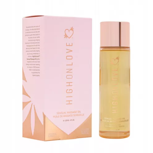 Масажна олія з ароматом тропічних фруктів Sensual Massage Oil Tropical Sunset, 120 мл HighOnLove (Канада)