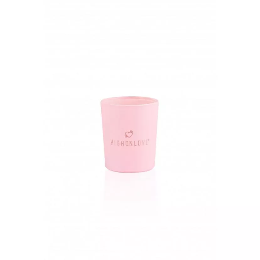 Міні масажна свічка з ароматом полуниці та шампанського Sensual Massage Candle Strawberries Champagne, 35 г HighOnLove (Канада)