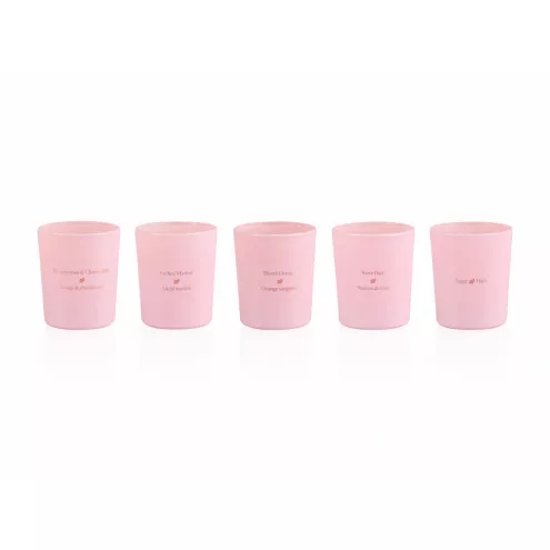 Набір масажних свічок 5 ароматів-афродизіаків Mini Massage Candles Collection, 5 х 35 г HighOnLove (Канада)