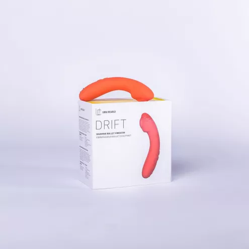 Міні-вібратор з підігрівом Drift, колір: помаранчевий Lora DiCarlo (США)