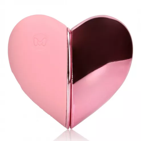 Вибратор-сердце имитирует постукивание цвет: розовый Loveline (Нидерланды)