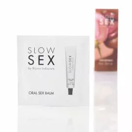 САШЕТ Бальзам для орального секса ORAL SEX BALM, 2 мл. Slow Sex Bijoux Indiscrets (Испания)