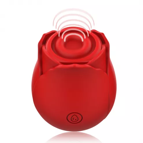 Вакуумний кліторний стимулятор з додатковими насадками, 3 в 1 Rose Luxury edition, колір: червоний Mia (Іспанія)