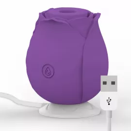 Вакуумный стимулятор для клитора Rose Air Wave, цвет: фиолетовый Mia (Испания) - 2