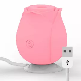 Вакуумный стимулятор для клитора Rose Air Wave, цвет: розовый Mia (Испания) - 4