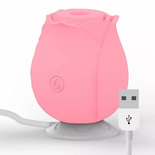 Вакуумный стимулятор для клитора Rose Air Wave, цвет: розовый Mia (Испания)