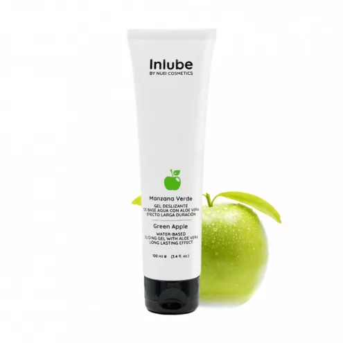Съедобный лубрикант на водной основе вкус: зеленое яблоко INLUBE, 100 мл Nuei (Испания)