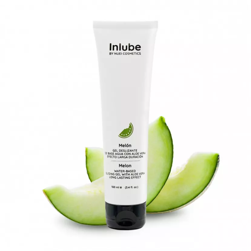 Съедобный лубрикант на водной основе вкус: дыня INLUBE, 100 мл Nuei (Испания)